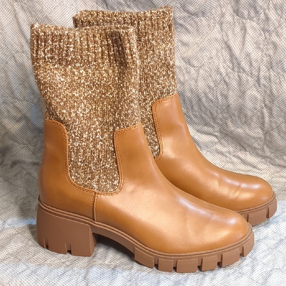 Universal Thread Shoes - Universal Thread Stylish Tan Ankle Boots for Women